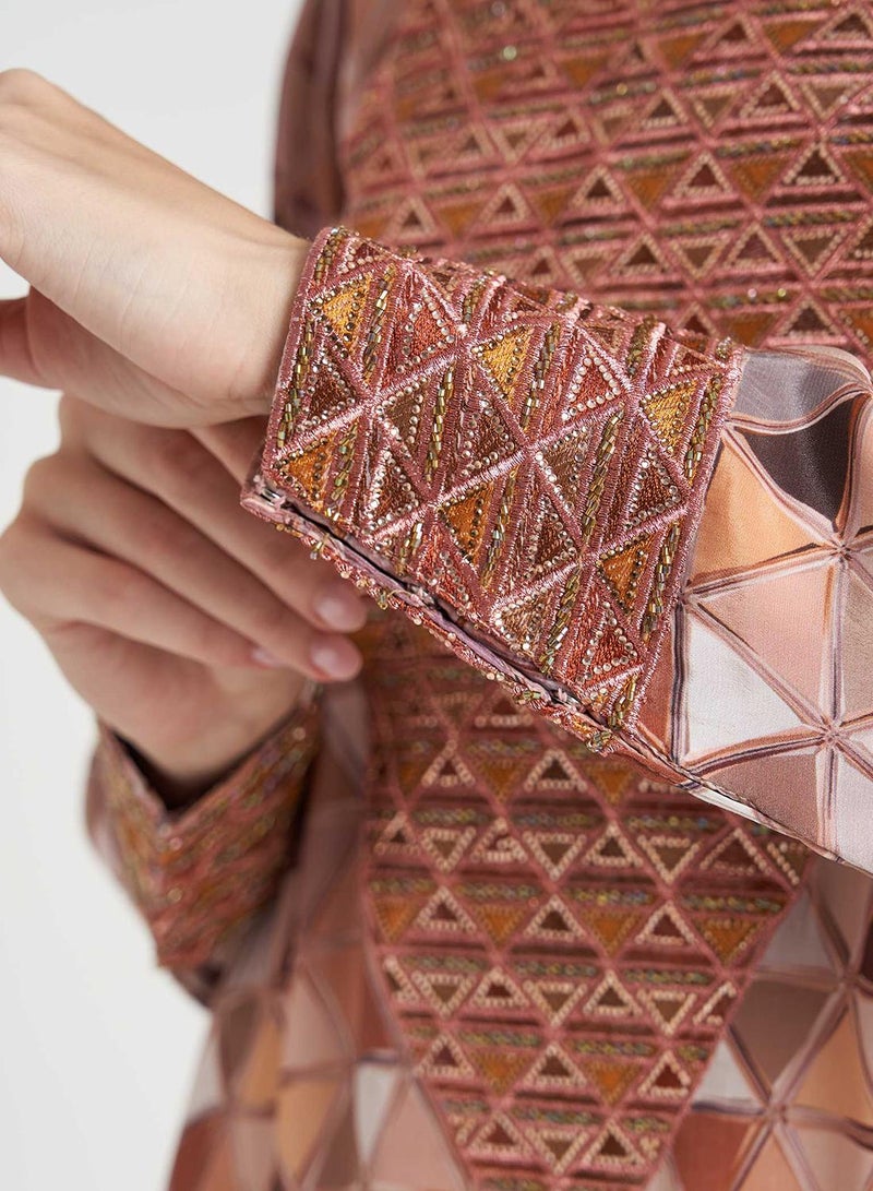 كشخة جلابية مطبوعة - Image 4