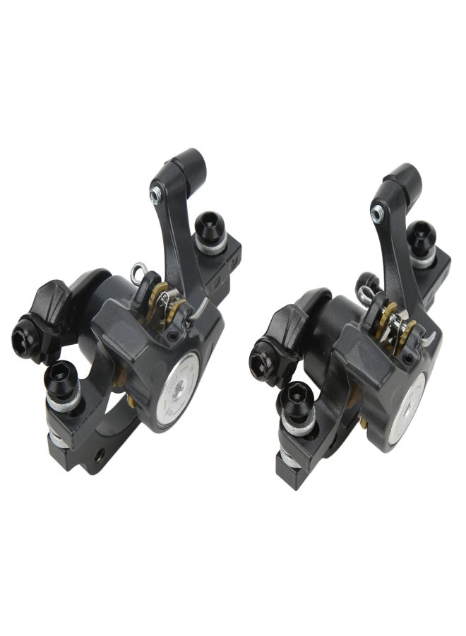 وايك طقم فرامل قرصية للدراجات الهوائية من WAKE، مصنوع من سبائك الألومنيوم، طقم فرامل قرصية أمامية وخلفية، قرص دوار 160 مم - Image 3