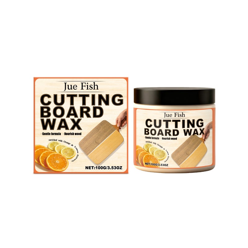Jue Fish Cutting Board Polishing Wax Citrus Scent Wood Care Household Kitchen Wooden Utensil Care Polishing Wax - Image 1