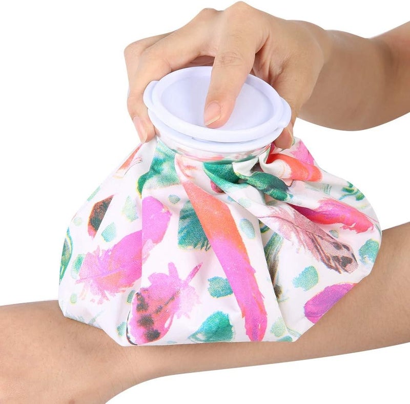 klarako Ice Bag for Swelling Injury Headache Pain Relief, First Aid - Reusable Waterproof Bag(02#Flaming Bird Pattern) - Image 3
