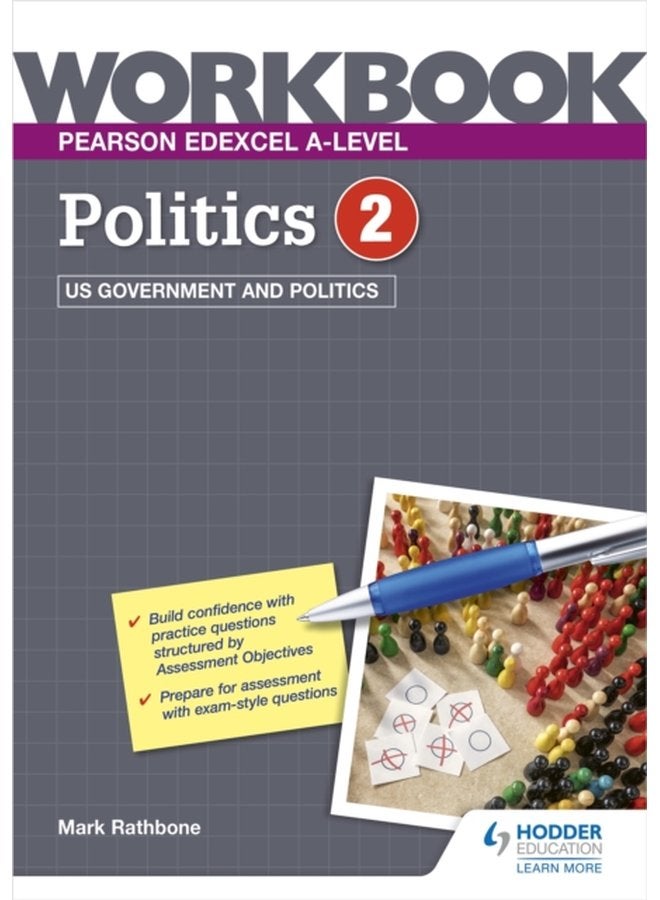 Pearson Edexcel A level Politics Workbook 2 US Government and Politics - Paperback