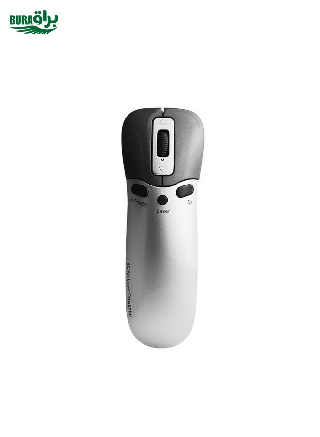 PR-05 2.4G Wireless 6D Gyroscope Fly Air Mouse Laser Pointer Pen Presenter for PC / Laptop Teaching Conference Speech