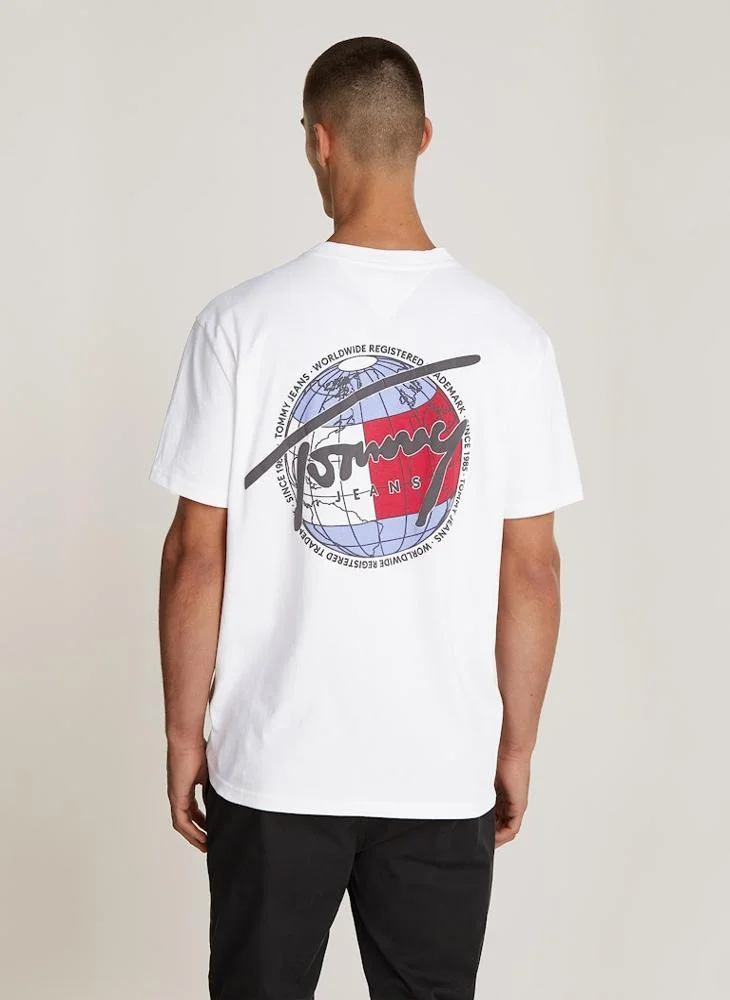 تومي جينز Logo Print T-Shirt