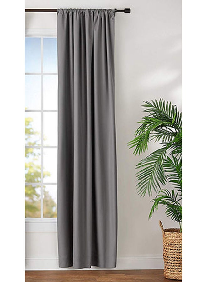Cartela Curtains ستائر تعتيم الغرفة بشريط 132 عرض × 214 ارتفاع - Image 1