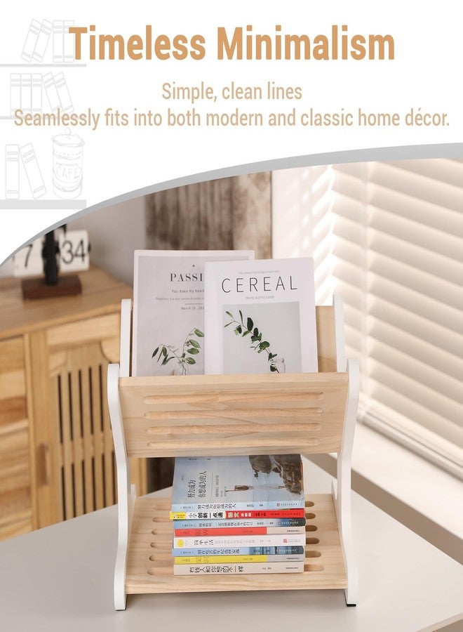 Nuvograin Wooden Nursery Bookshelf,Kid Bookshelf,Montessori Toddler Bookcase with 2-Tier Open Storage，Perfect for Kids' Playrooms, Bedrooms, Living Rooms, Classrooms—Compact and Easy to Access - Image 5
