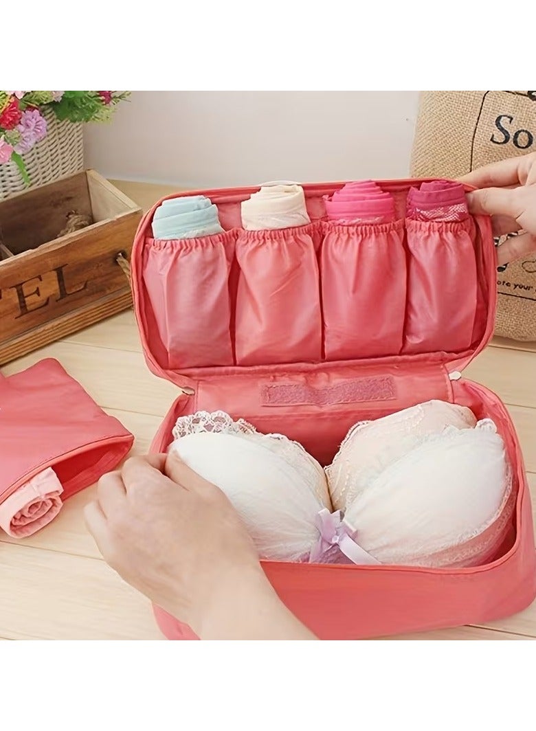 Goolsky Multi-Layer Women'S Bra and Underwear Storage Bags | Portable Travel Drawer Dividers, Zipper Closure, Ideal for Travel and Business, Available in Multiple Colors - Image 2
