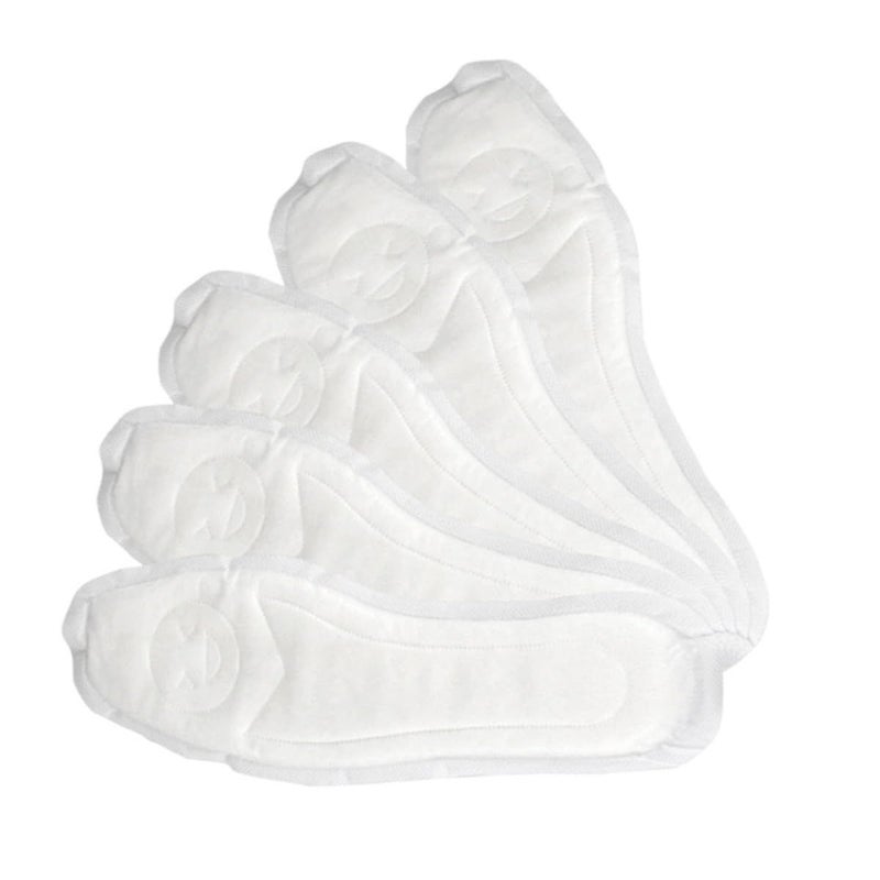 Disposable Cotton Insoles 10 Pairs Absorbent Foot Care Cushions Breathable Shoe Pads for Men Women - Image 2