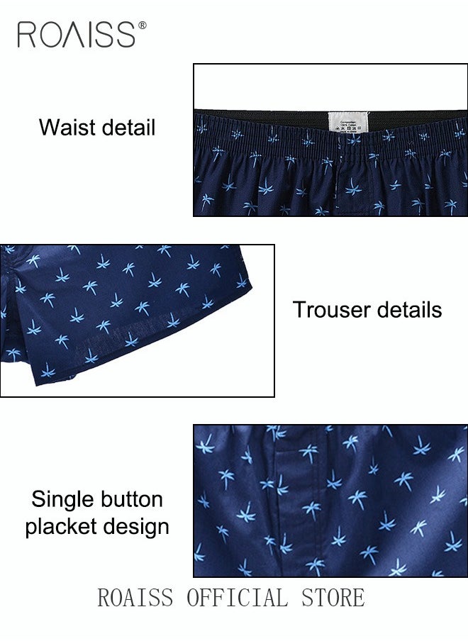 roaiss 2 Pack Men Arrow Pants Men Cotton Loose Boxer Briefs Men Casual Furniture Comfort Cotton Briefs Large Size Men Briefs  - Image 5