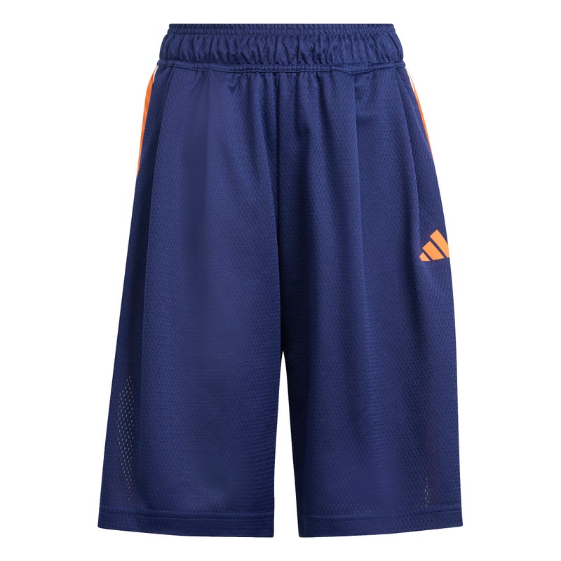 Adidas Stadium Mesh Short - Dark Blue/Pure Orange - Image 3