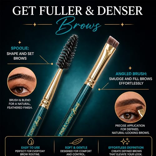 Parul Garg Beauty Signature Essential Kajal & Eyebrow Pack – 3-in-1 Long-Stay Kajal, Eyebrow Definer, Eye Brush & Shadow | Smudge-Proof & Blendable | No Smudging | Vegan & Clean Beauty | Classic - Black - Image 5
