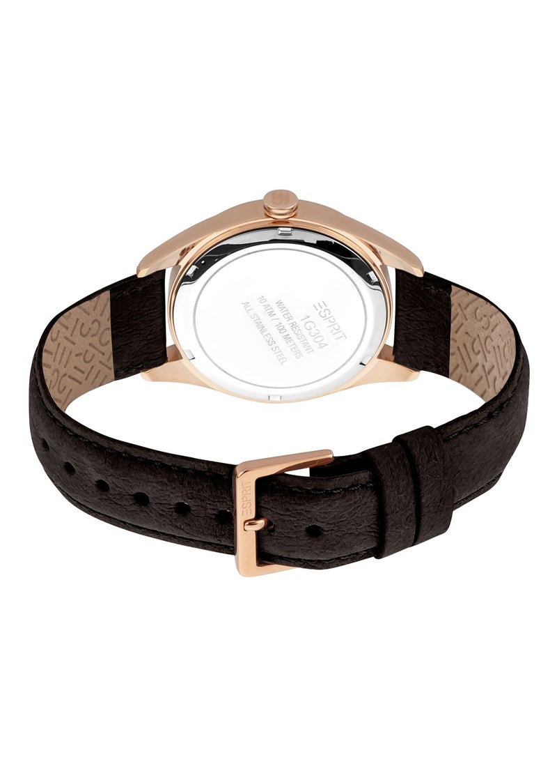 ESPRIT Leather Analog Watch ES1G304L0035  - Image 3