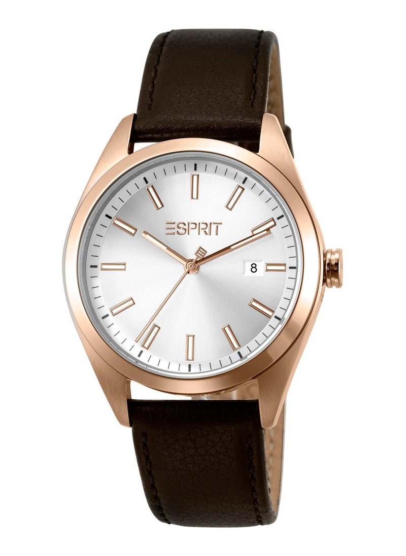 ESPRIT Leather Analog Watch ES1G304L0035  - Image 1