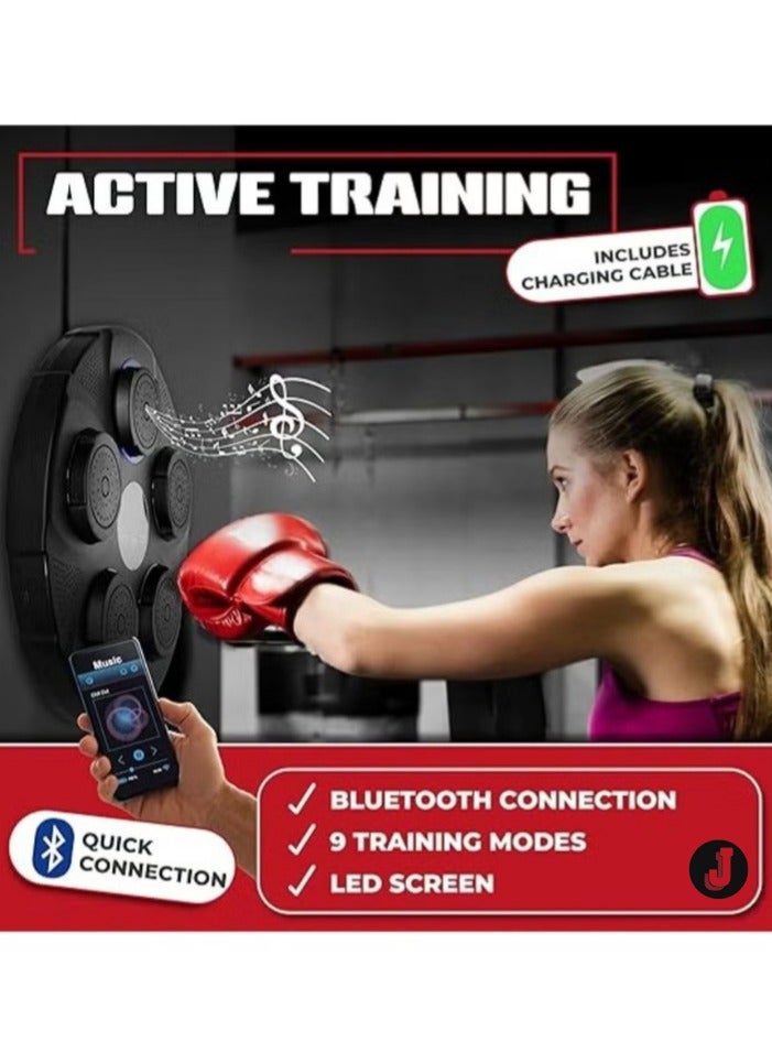 JAJEEK "New Music Boxing Machine – LED Electronic Smart Music Boxing Wall Target with Gloves & Multi-Musical Reaction Features" - Image 5