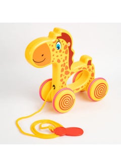 RATNA'S Ratna's Gary The Giraffe Pull Along Toy | Walk & Play Toy for Infant and Preschool Kids Age 18 Months +  - Image 1