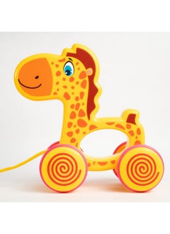 RATNA'S Ratna's Gary The Giraffe Pull Along Toy | Walk & Play Toy for Infant and Preschool Kids Age 18 Months +  - Image 2