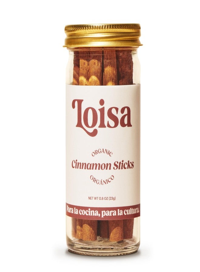 Loisa Whole Cinnamon Sticks, USDA Organic, Non-GMO, No-MSG, No Preservatives, No Artificial Coloring, No Artificial Flavors - Image 1