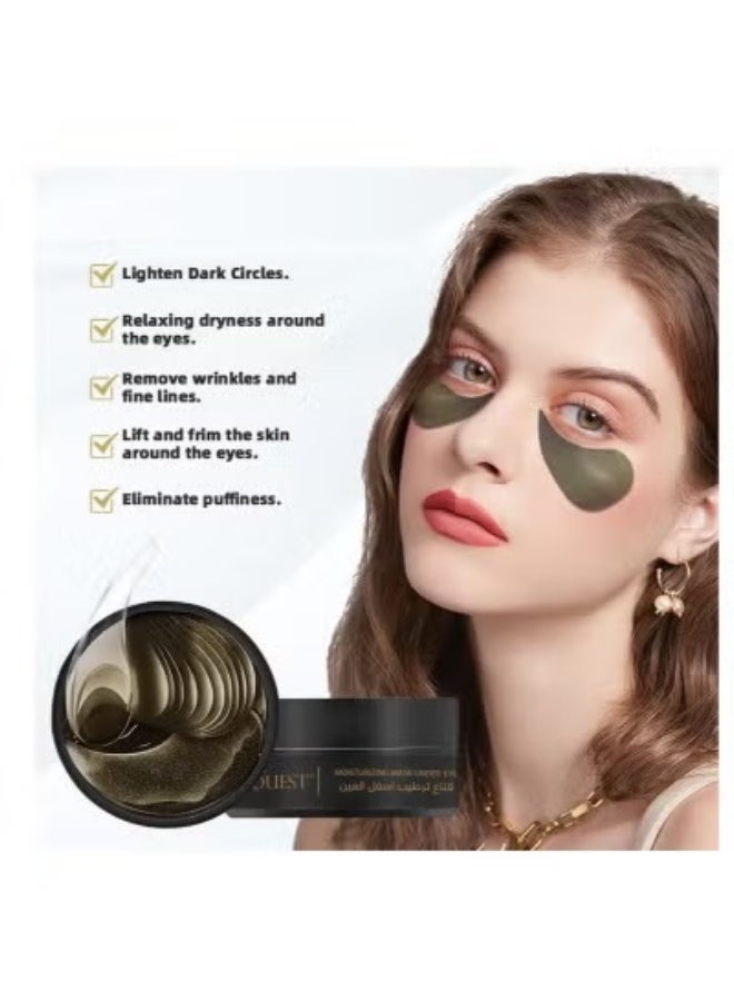 AuQuest Moisturizing under eye mask with charcoal extract 60 slices - Image 3