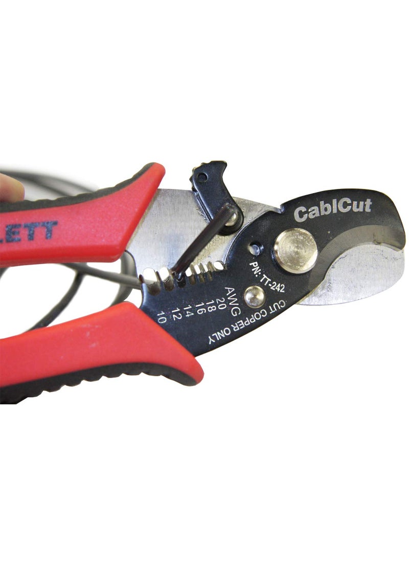 Triplett Triplett TT242 CablCut MultiWire Copper Cable Cutter with Precision 10 to 20 AWG Wire Stripper  - Image 3