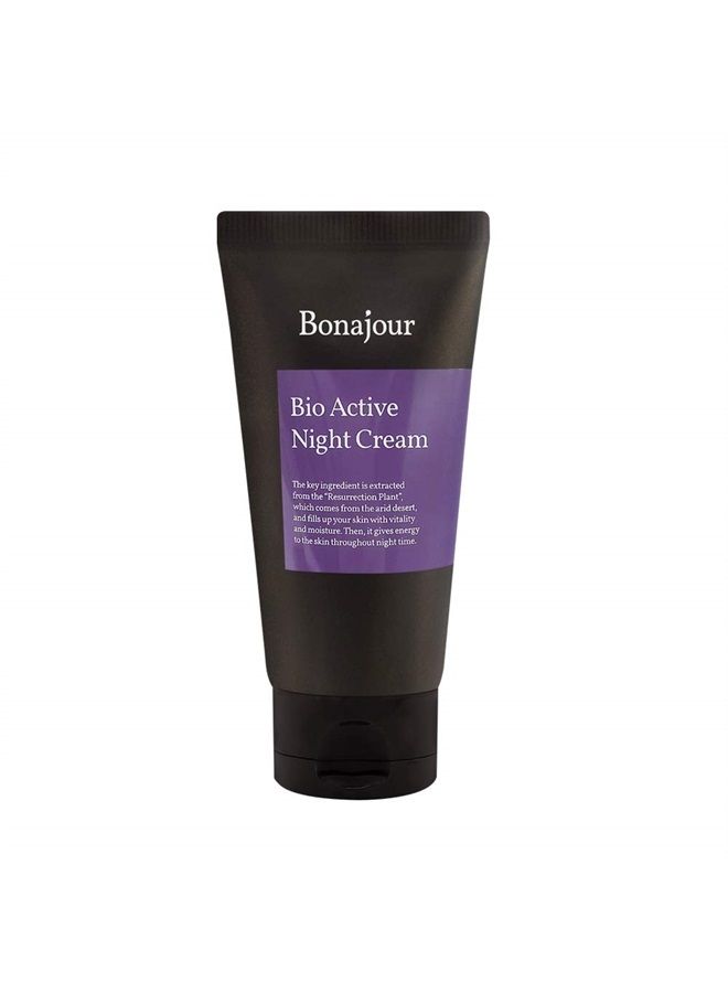 BONAJOUR ] Vegan Resurrection Plant Aquaporin Water Sleeping Mask Natural Night Cream - Vegan Cosmetics, Renewal & moisturizing & nutrition Face Mask 2.8Fl.oz - Image 1