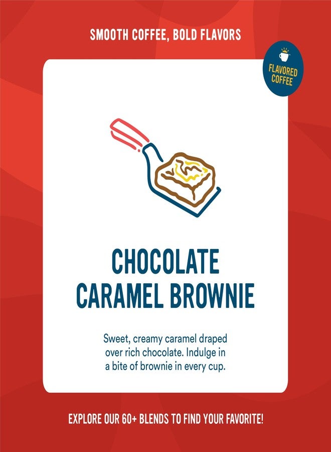 Cameron's Coffee Single Serve Pods, Flavored, Chocolate Caramel Brownie, 12 Count (Pack of 6) - Image 2
