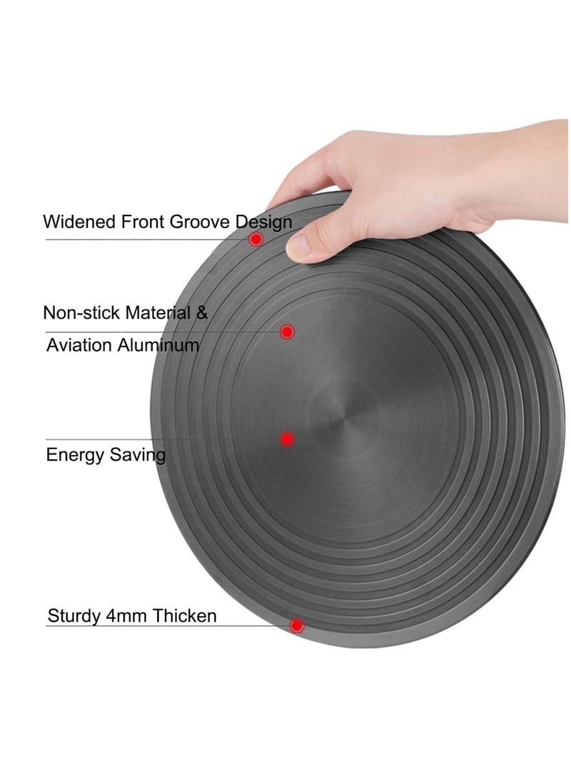 موزع تسخين موقد الغاز، أواني طهي سميكة غير قابلة للانزلاق، محول تحريض الطهي موفر للطاقة، لوحة إذابة تجميد متعددة الوظائف (24 سم/9.4 بوصة) - Image 3