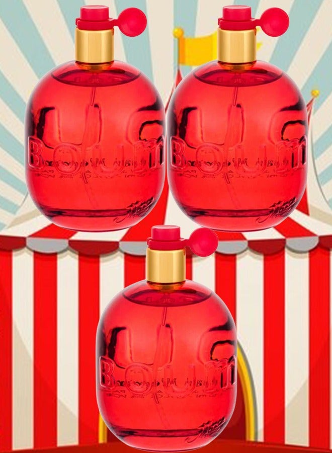 Boum 3 Pieces Jeanne Arthes Boum Vanille and Pomme D'amour EDP for Women 100 ml - Image 1