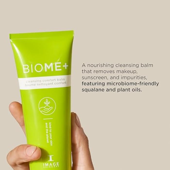 IMAGE Skincare BIOME+ Cleansing Comfort Balm, Microbiome Friendly Gentle Cleanser, Reduces Moisture Loss - Image 3