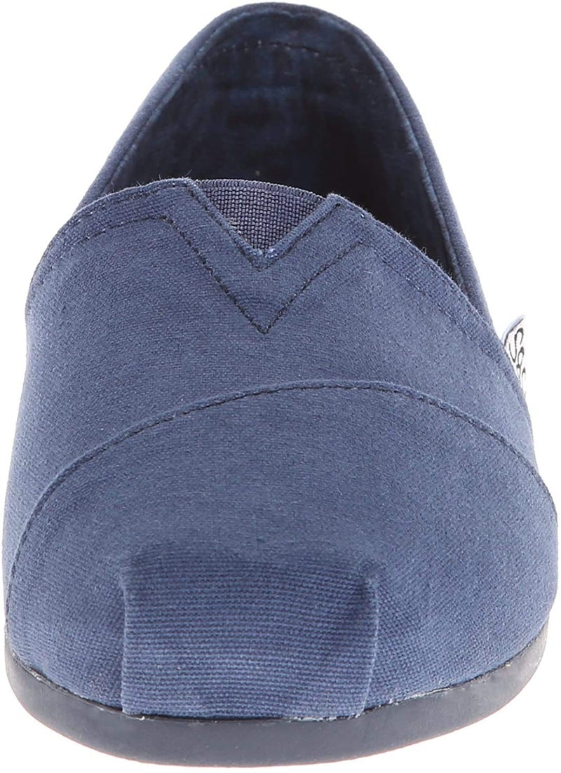 Skechers Women's Bobs Plush Peace and Love Ballet Flat, Navy/Navy, 11 M US - Image 2