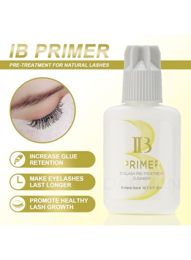 Ibeauti 15ml 1 Bottle Banana IB Primer Original Korea Ibeauty Eyelash Extensions IB First For Pre Long False Eyelash Extension Nursing - Image 2