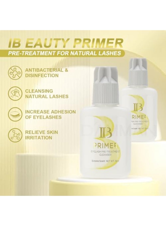 Ibeauti 15ml 1 Bottle Banana IB Primer Original Korea Ibeauty Eyelash Extensions IB First For Pre Long False Eyelash Extension Nursing - Image 5