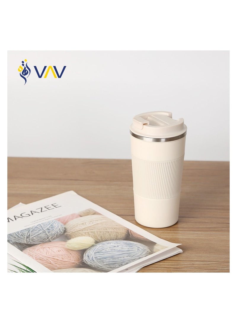VAV Travel Coffee Mug Stainless Steel Vacuum Ice and Hot Drinks Insulated Tumbler for Home Office Outdoor Works - Image 2