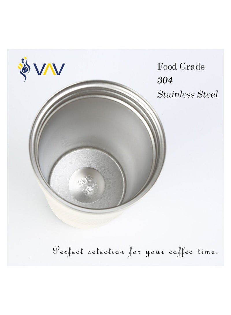 VAV Travel Coffee Mug Stainless Steel Vacuum Ice and Hot Drinks Insulated Tumbler for Home Office Outdoor Works - Image 3