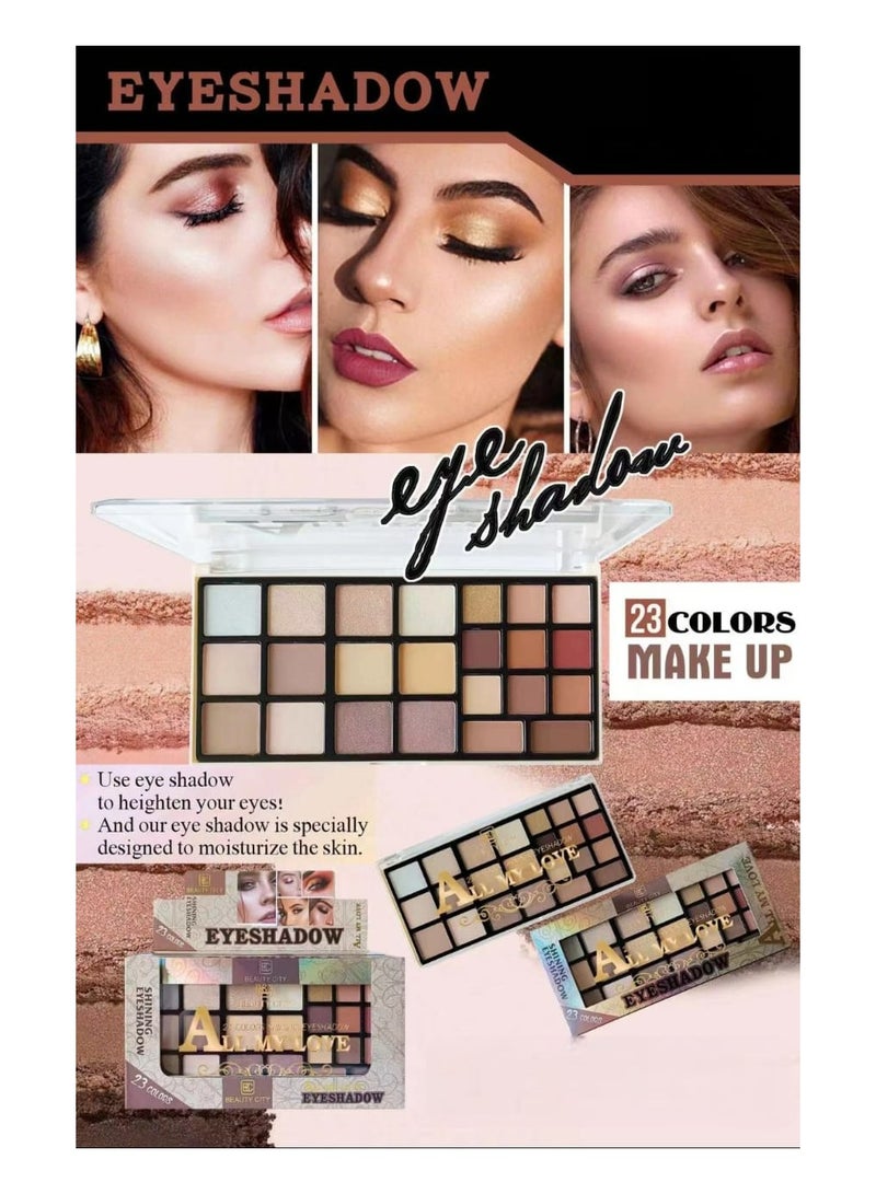Beauty City 23 Color Eyeshadows Palette of Radiance  - Image 2