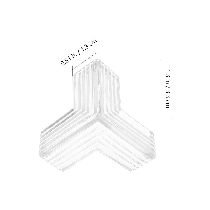 Thickened Soft Triangle Corner Bumpers 10 Pieces Table Edge Protectors for Furniture Safety - Image 3