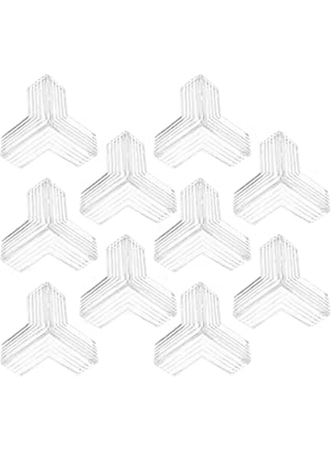 Thickened Soft Triangle Corner Bumpers 10 Pieces Table Edge Protectors for Furniture Safety - Image 1