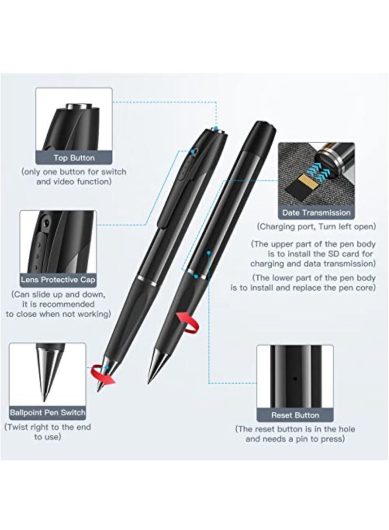 Generic Camera Pen HD 1080P Video DV/DVR Recorder Security Cam  - Image 3