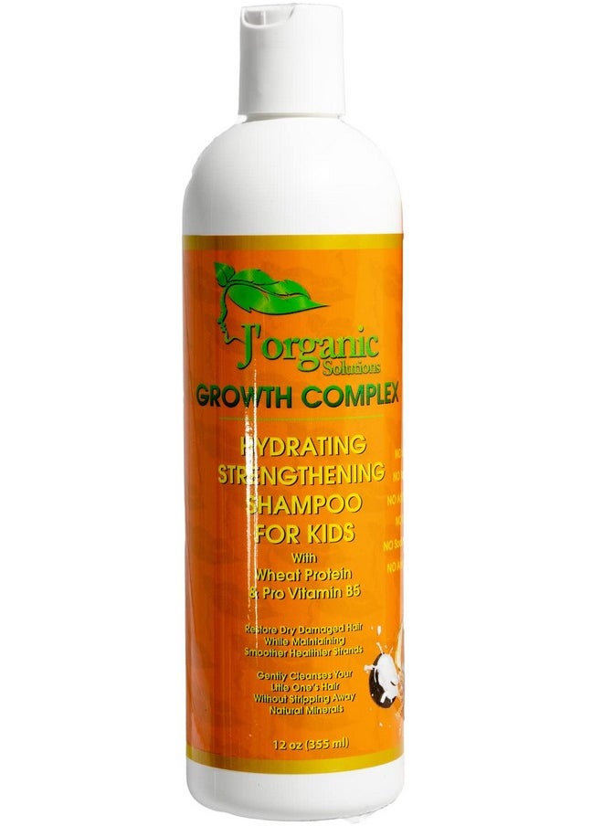 J'Organic Solutions - Hydrating Strengthening Shampoo 12Oz - Image 1