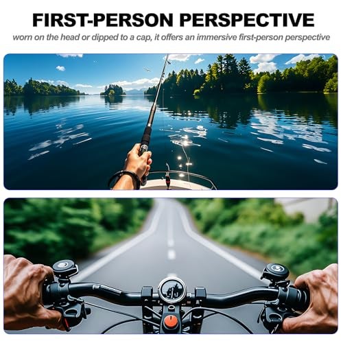 Sruim Head Strap Mount for Insta 360 X5 X4 X3 X2 X ACE Pro ONE RS R GO 2 3, Hat Headband Mount Compatible with GoPro Hero 13 12 11 10 9 8 7, Fusion Max, DJI Osmo Action 2 3 4 5 Pro Cameras - Image 5