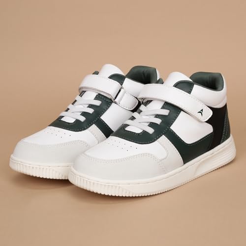 AVANT Kid's Hopster Sneaker Shoes - Soft Cushioned Insole Lightweight Durable Comfortable Trendy Casual Footwear (AVKSH006CL01SIZE1_UK1_Green/Black) - Image 5