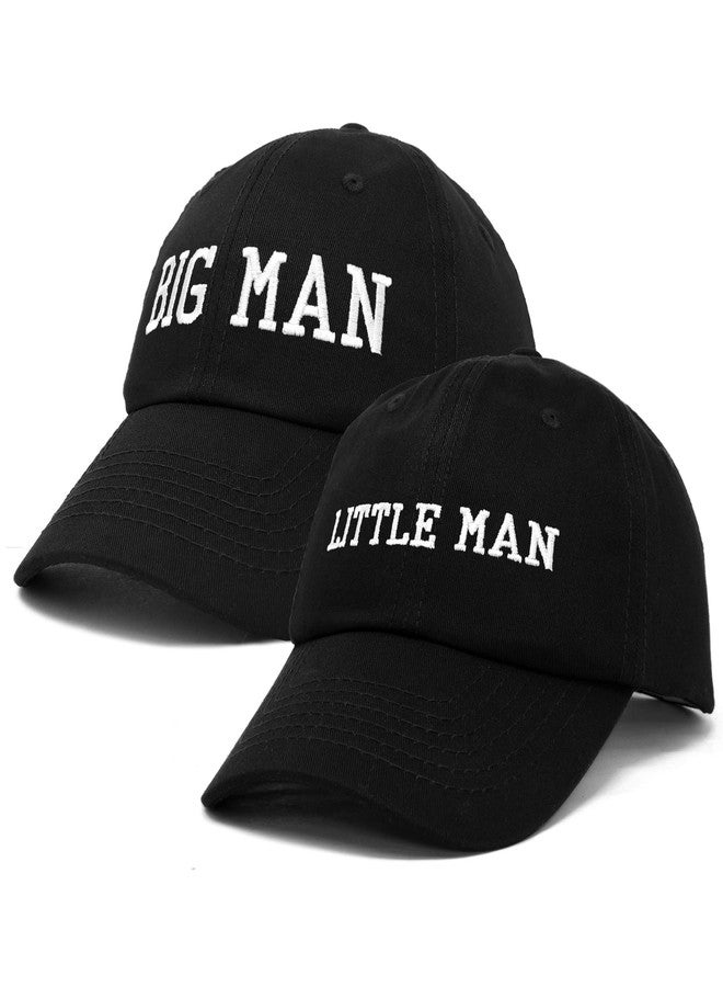 DALIX Big Man Little Man Hat Father Son Fun Cap in Black - Image 4