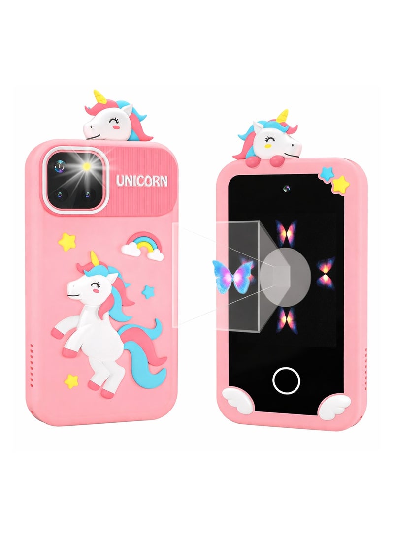 Maanys Kids Smart Phone with Dual Camera, Toddler Phone Toys with Learning Games & MP3 Music Player, Birthday Gift & Travel Toys for Boys & Girls Ages 3-7 - Image 1