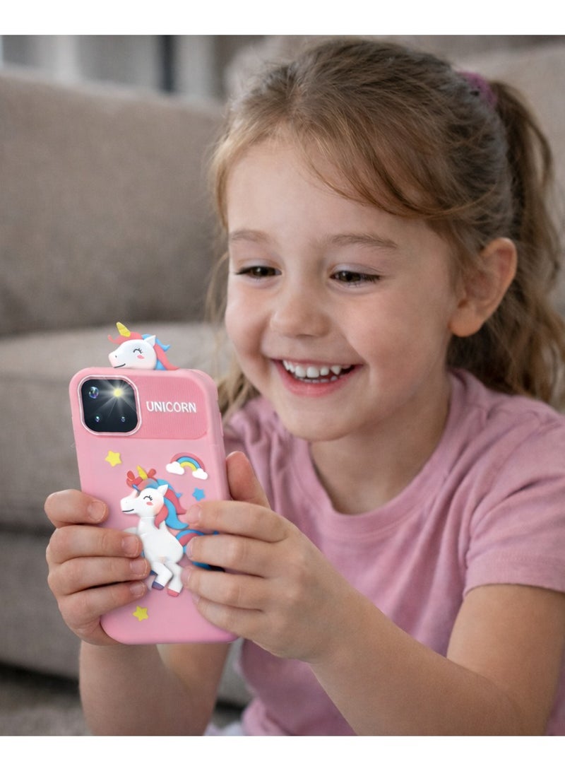 Maanys Kids Smart Phone with Dual Camera, Toddler Phone Toys with Learning Games & MP3 Music Player, Birthday Gift & Travel Toys for Boys & Girls Ages 3-7 - Image 2