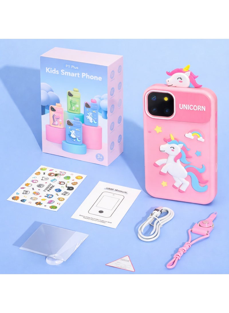 Maanys Kids Smart Phone with Dual Camera, Toddler Phone Toys with Learning Games & MP3 Music Player, Birthday Gift & Travel Toys for Boys & Girls Ages 3-7 - Image 3