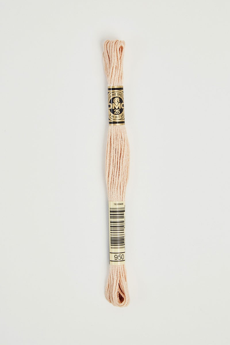 DMC 117-738 Six Strand Embroidery Cotton Floss, Very Light Tan, 8.7-Yard - Image 2