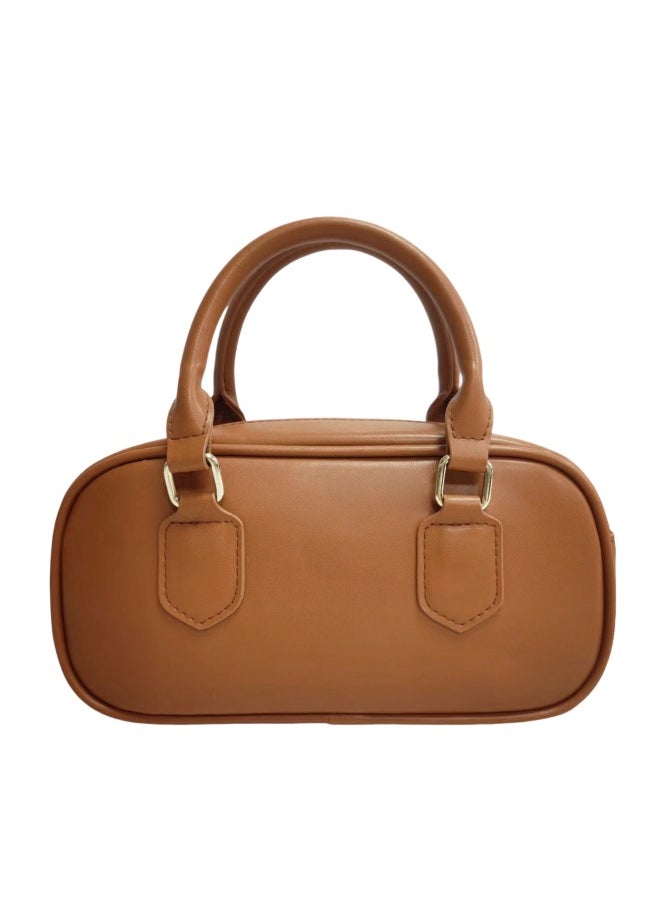 A stylish brown handheld bag that complements both casual and formal outfits with elegance. - pzsku/Z58A38BD9580E09A0E5D1Z/45/_/1740660992/58d27c6a-b565-4cf7-8517-f7a24d7a6f79