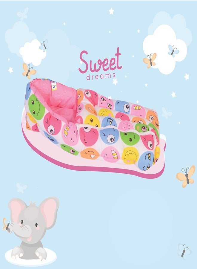 Toddylon Baby Bags 3 in 1 Bed | Wrapper | Newborn Boys Girls | Wearable Blankets | Cotton (0-6 Months) Pink - Image 4