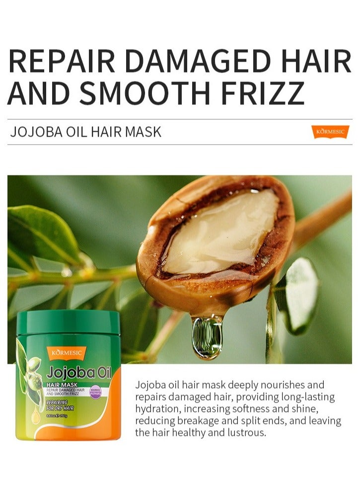 Kormesic Jojoba Oil Hair Mask 250g - Deep Conditioning & Repairing - Image 3
