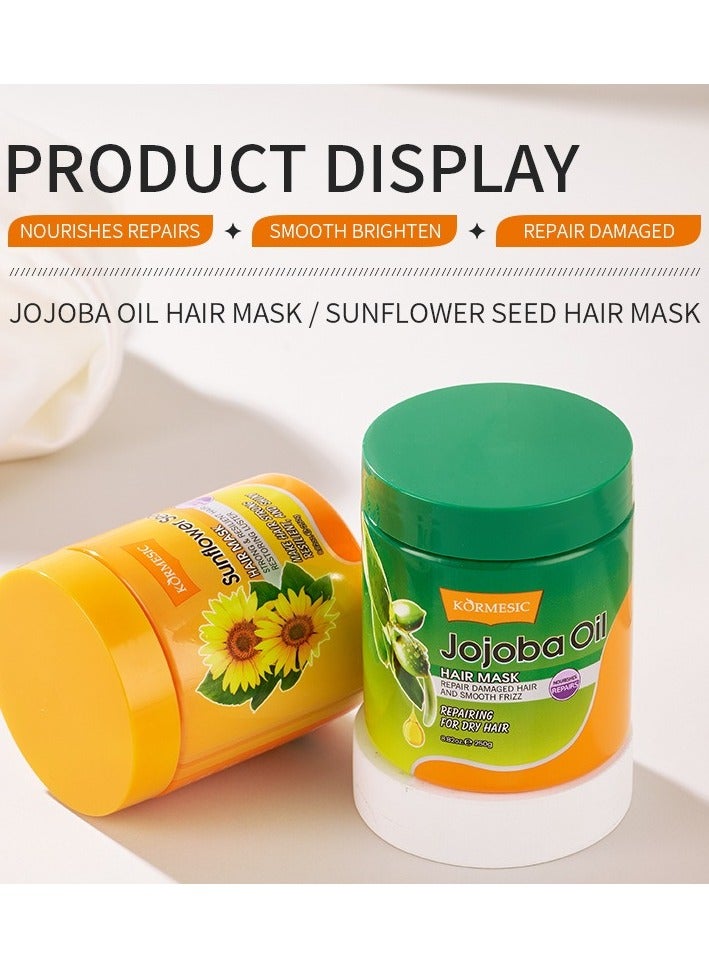 Kormesic Jojoba Oil Hair Mask 250g - Deep Conditioning & Repairing - Image 5