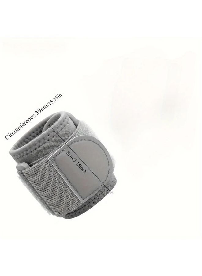 Silvery Adjustable Compression Wrist Guard Polyamide Elastic Band Hand Washable - Image 4