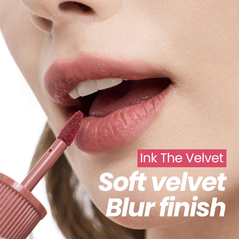 Peripera Ink the Velvet Lip Tint - High Pigment Color, Longwear, Weightless, Not Animal Tested, Gluten-Free, Paraben-Free (016 HEART FUCHSIA PINK) - Image 2